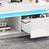 MODFU Rechteckiger Hochglanz- Couchtisch mit Produktbild-Vorschau 11