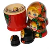 Matroschka Babuschka Matrjoschka Holzfiguren handbemalt Set Produktbild-Vorschau 4