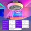 50W Leiser Deckenventilator mit Beleuchtung, Music LED Produktbild-Vorschau 10