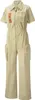 PUMA Damen Jumpsuit Beige Kurzarm Größe M: Stilvoll & Produktbild-Vorschau 1