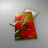 Bild auf Leinwand - Leinwandbild - Tulpen Blumen Feld Produktbild-Vorschau 2