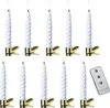 LED Baumkerzen TWIST mit Clip -  warmweiße LED - kabellos - Fernbedienung -Timer - Innen - 10er Set Produktbild-Vorschau