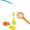 Angelset Badespielzeug Angelrute Fisch Kescher Pool Strand Produktbild-Vorschau 3