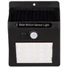 A black solar motion sensor light with multiple LEDs. Produktbild-Vorschau