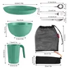 Camping-Besteck-Set fš¹r 2 Personen, tragbares Essgeschirr Produktbild-Vorschau 7