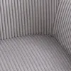 A close-up view of the ribbed texture of a gray fabric, likely upholstery. Podgląd zdjęcia produktu
