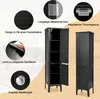 GOPLUS Badezimmerschrank hoch, Hochschrank mit 2 Türen, 5 Produktbild-Vorschau 4