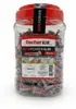 Fischer universele plug Duo Power, grijs/rood, maat 6 x 30, Productafbeelding-voorbeeld 3