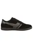 A black sneaker with gray accents is shown against a white background. Produktbild-Vorschau