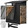 Półka na drewno do kominka Ikodm, wymiary 185 × 70 × 185 Podgląd zdjęcia produktu 12