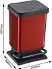 ROTHO Treteimer Paso 20l 29,3x26,6x45,7cm rot Náhľad obrázku produktu 2