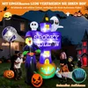 Halloween Aufblasbar Deko Outdoor 2,5M Terrible Geist mit Produktbild-Vorschau 4
