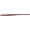 A brown awning valance with a scalloped edge, presented against a white background. Produktbild-Vorschau