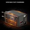 65W GaN Schnellladegerät Kompatibel, 3-Port USB C Netzteil Produktbild-Vorschau 7