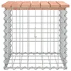 A gabion bench with a wooden top. Náhľad obrázku produktu