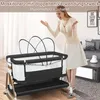 2 in 1 Beistellbett Baby,Bettseitiger Bassinet für Produktbild-Vorschau 4