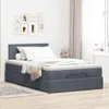 vidaXL Ottoman-lit avec matelas & LED gris foncé 120x200 cm Voir les images du produit 4