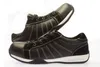 A pair of black safety shoes is shown against a white background. Produktbild-Vorschau