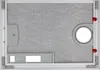 The image shows the underside of a range hood filter. Voir les images du produit