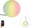Smarte Außenleuchte Grau 25 cm IP65 inkl  WiFi A60 Nura Produktbild-Vorschau 9