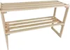 Buildify Holz Schuhregal 80x30x51 cm 2 Böden Tragkraft 60 Produktbild-Vorschau 5