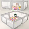 Laufstall Baby Laufgitter Absperrgitter mit atmungsaktivem Produktbild-Vorschau 4
