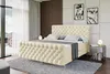 ALTDECOR Boxspringbett mit Silber Füßen, Matratze und Produktbild-Vorschau 4