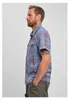 Brandit Roadstar Shirt Short Sleeve, Farbe: red/Blue, Produktbild-Vorschau 6