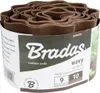 A roll of brown wavy lawn edging on a white and gray background. Náhled obrázku produktu