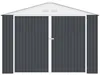 Metallgarage "Houston" 18,56 m²  - Anthrazit Produktbild-Vorschau 4
