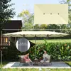 Parasol double Outsunny avec manivelle, 451 x 264 cm, Voir les images du produit 3