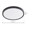 Lindby LED-Deckenleuchte Pravin, Ø 23 cm, CCT, schwarz Produktbild-Vorschau 4