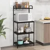 A kitchen shelf unit with various kitchen appliances and containers. Náhled obrázku produktu