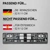 2x Kennzeichenhalter Carbon Nummernschildhalter Produktbild-Vorschau 6