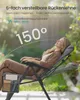 SONGMICS Campingstuhl faltbar, 2er Set, 95°-150° Produktbild-Vorschau 4