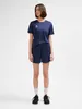 hummel Essential Short Damen Weiß blau, S Damen Produktbild-Vorschau 4