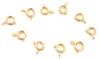 Vintageparts 10 Federringe Messing goldfarben 6mm Produktbild-Vorschau 1