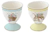 2er Set Eierbecher SPRING BLOOM Hasen und Blumen H. 6,5cm Produktbild-Vorschau 1