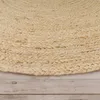 Paco Home Teppich Wohnzimmer Rund Kurzflor Handgewebt Produktbild-Vorschau 2