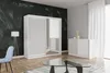 Kommode ROYAL 150 cm Sideboard Schiebetüren Weiss + Grau Produktbild-Vorschau 4