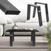 A collage of product images showing table legs and a coffee table in a living room setting. Náhled obrázku produktu