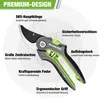 Zahradní nůžky WORKPRO Bypass 210 mm, profesionální nůžky Náhled obrázku produktu 3