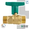 UNIWATER Trinkwasser-Kugelhahn mit ISO-T-Griff beids. Produktbild-Vorschau 3
