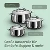 BergHOFF Home Kochtopf 24 cm Edelstahl mit Deckel, 6,7 l, Produktbild-Vorschau 3