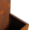 Sichtschutz Rost Metall Gartenzaun 150x50cm Hochbeet Produktbild-Vorschau 2
