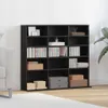vidaXL skříňka na CD vzhled černý dub 100x23x89,5 cm Náhled obrázku produktu 3