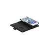 A smartphone in a black wallet-style case, shown from a slightly elevated angle against a white background. Náhled obrázku produktu