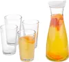 Set caraffa e bicchieri Relaxdays, set da 5 pezzi, 1 l, 220 Anteprima dell’immagine prodotto 1