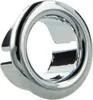 A close-up, isolated shot of a chrome overflow cover ring. Produktbild-Vorschau