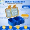 900ML Boîte à pain anti-fuite Enfants avec compartiments Voir les images du produit 4